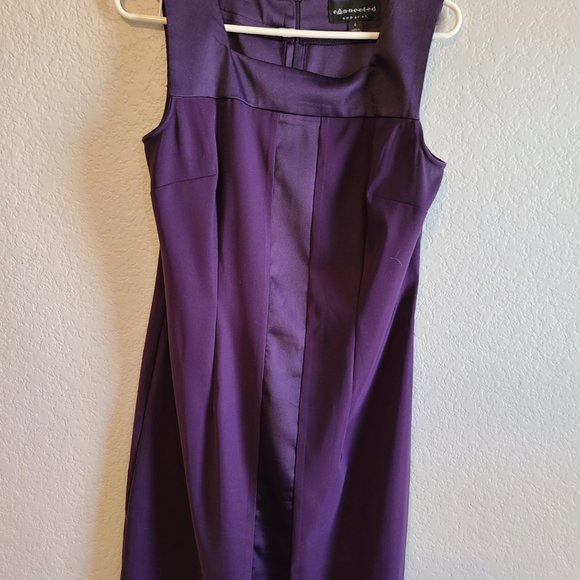 Connected Purple sleeveless dress - Picture 3 of 3